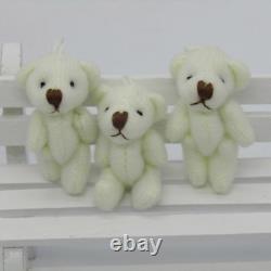 100Pcs/Lot Kawaii Small Joint Teddy Bears Stuffed Plush 3.5CM Toy Teddy-Bear Min
