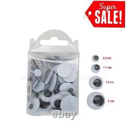 150pcs Moving Wiggly Wobbly Googly Eyes for Bear & Doll & Scrapbooking Diy Craft