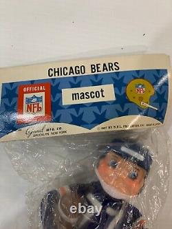 1967 Gund NFL Chicago Bears Official Mascot Doll Rare In Original Packaging
