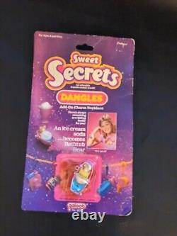 1985 Sweet Secrets Dangles Ice Cream Bath Tub Bear Charm Galoob 4630 NEW AS IS