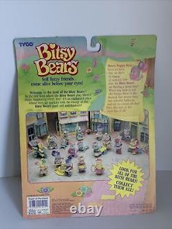 1991 Tyco Bitsy Bears Beary Happy Bear With VHS Tape Factory Sealed Vintage