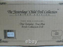 1999 Boyds Bear Yesterdays Child Anne Rockwell The Masterpiece Large Doll 4922
