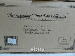 1999 Boyds Bear Yesterdays Child Kayla Kirby Harvest Time Large L/E Doll 4918