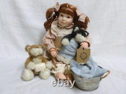 1999 Boyds Bear Yesterdays Child Wendy Wash Day Large L/E Doll 4909