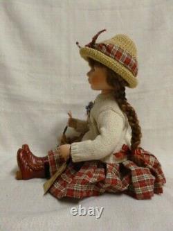 2000 Boyds Bear Yesterdays Child Cassidy Buttons Dollmaker Large L/E Doll 4936