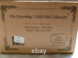 2000 Boyds Bear Yesterdays Child Emilee With Otis Forever Doll 4808