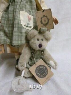 2000 Boyds Bear Yesterdays Child Molly Cricket Winged Friend Large L/E Doll 4924