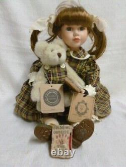 2000 Boyds Bear Yesterdays Child Olivia Pearl Coloring Time Large L/E Doll 4934