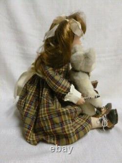 2000 Boyds Bear Yesterdays Child Olivia Pearl Coloring Time Large L/E Doll 4934