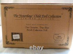 2000 Boyds Bear Yesterdays Child Taylor & Jumper Play Time Large L/E Doll 4926