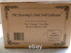 2001 Boyds Bear Yesterdays Child Andrea LP Friends Sing Same Songs Doll 4822