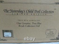 2001 Boyds Bear Yesterdays Child Callie Ladybug Backyard Safari Large Doll 4942