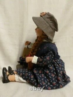 2001 Boyds Bear Yesterdays Child Courtney Pearl Dropping Stitches L/E Doll 4954