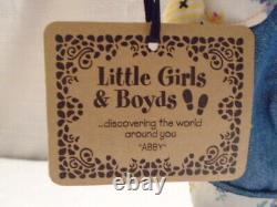 2002 Boyds Bear Little Girls & Boyds Abby and Gil Deep Sea Fishing Doll 4706
