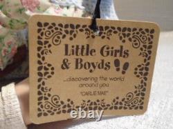 2004 Boyds Bear Little Girls & Boyds Carlie Mae Little My First Dolly Doll 4725