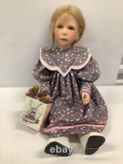 21 Sonja Hartmann Articulated Doll FIONA with Stieff Teddy Bear / Box 62/250