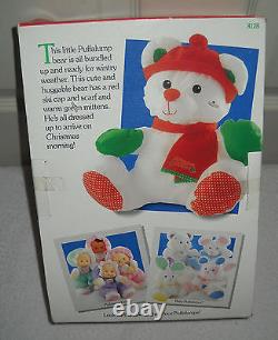 #9403 NRFB Vintage 1992 Fisher Price Christmas Puffalumps Bear