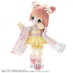 AZONE KIKIPOP! KUMAMIMI Bear Ear Pink Peach Color Fashion Doll From Japan F/S
