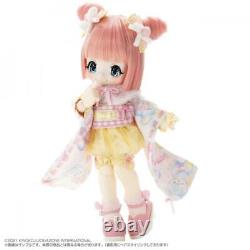 AZONE KIKIPOP! KUMAMIMI Bear Ear Pink Peach Color Fashion Doll From Japan F/S