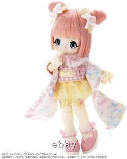 AZONE KIKIPOP! KUMAMIMI Bear Ear Pink Peach Color Fashion Doll with Tracking NEW