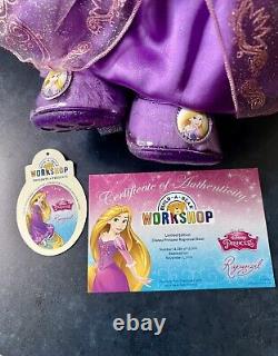 BUILD-A-BEAR Disney Princess Rapunzel Limited Edition Bear Collection Plush Doll