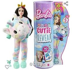 Barbie Doll Cutie Reveal Bunny, Unicorn, Polar Bear, Llama, Deer, Husky set #5