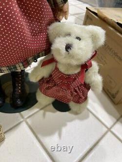 Boyds Bear Yesterdays Child Joy Smooch Mistletoe Kisses Large Doll 4947