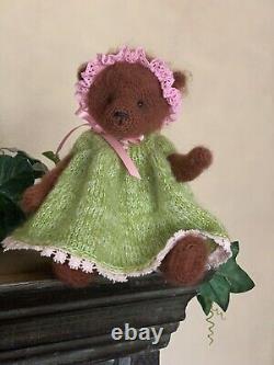 Handmade Knit Bear Doll Decor Small Gift