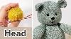 Knitting Doll Free Pattern Teddy Bear Part 1 Head