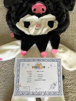 Kuromi Build A Bear Hello Kitty 3ft 36in Jumbo UNSTUFFED Plush Cert SHIPS TODAY