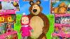 Masha And The Bear Dolls And Playhouse For Kids