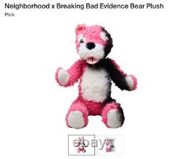 Medicom Neighborhood x Breaking Bad Evidence Pink Bear Plush StockX Certified