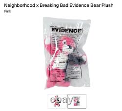 Medicom Neighborhood x Breaking Bad Evidence Pink Bear Plush StockX Certified