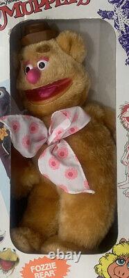 Muppets Jim Henson Miss Piggy, Fozzie Bear and Animal Stuffed Plush Dolls 1989