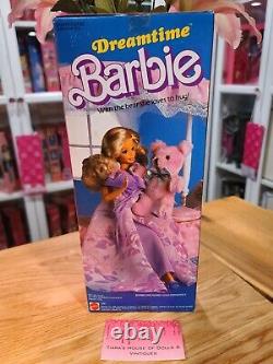 NEW! 1984 DREAMTIME BARBIE with THE CUTEST PINK TEDDY BEAR