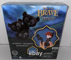 NEW Disney Store Brave Merida's Brothers Triplets Transforming Into Bears 4