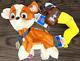 NWT Build a Bear Paw Patrol Rubble UNSTUFFED 15 Plush Toy with Construction Set