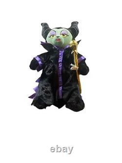 NWT Maleficent Build A Bear Plush Doll Complete Outfit Staff Disney Villain BABW