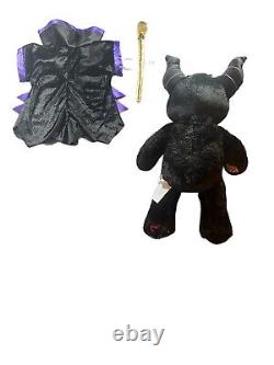 NWT Maleficent Build A Bear Plush Doll Complete Outfit Staff Disney Villain BABW