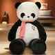 New 80-120cm Bear with Scarf Treasure Panda Plush Toys Stuffed Soft Dolls Pillow