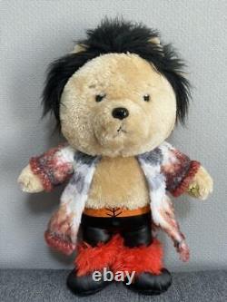 New Japan Pro Wrestling NJPW Hiromu Takahashi Mane kuma Plush Doll Bear Toy Used