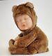 New in Box Anne Geddes Newborn Baby Bear Doll in Chocolate Egg, 2007 RARE Gift