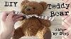 Teddy Bear Diy Step By Step Tutorial How To Make A Plush Teddy Toy Handmade Sewing