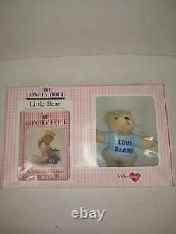 The Lonely Doll Collection Little Bear Story Dare Wright With Bear in Blue Shirt