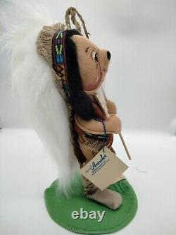 Vintage Annalee 1996 Disney Native American Indian Chief Bear 10 996396 Signed
