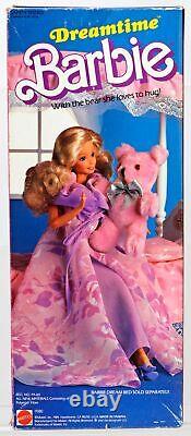 Vintage Dreamtime Barbie Doll with Cuddly Bear #9180 NRFB 1984 by Mattel, Inc