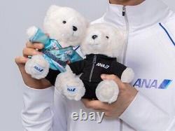 Yuzuru Hanyu ANA Official Flight Bear Plush Toy Doll Set Limited Japan New